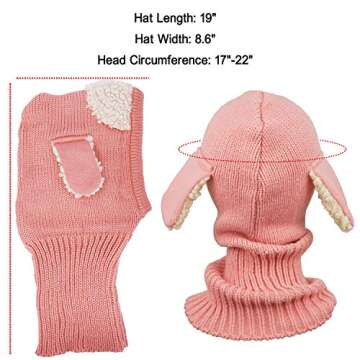 Bienvenu Toddler Earflap Hoodie Hat, Warm & Cute