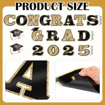 Celebrate Graduation with 2025 Inflatable Cap Car Decoration Set