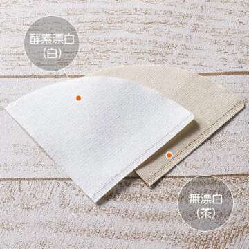 CAFEC Traditional Cone-Shaped Coffee Paper Filters 100pcs