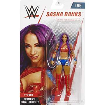 WWE Action Figure in 6-inch Scale with Articulation & Ring Gear