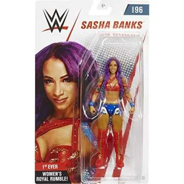 WWE Action Figure in 6-inch Scale with Articulation & Ring Gear