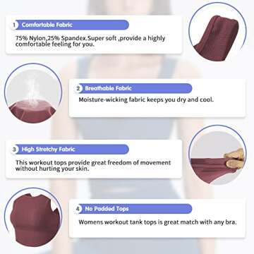 Climb Crop Tank Tops for Women - Versatile and Stylish