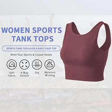 Climb Crop Tank Tops for Women - Versatile and Stylish