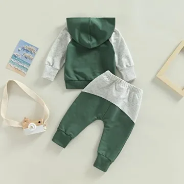 BemeyourBBs Baby Boy Fall Winter Outfit Set for Toddlers
