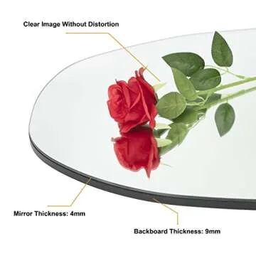 BOMINICA Unique Irregular Wall Mirror for Home Use