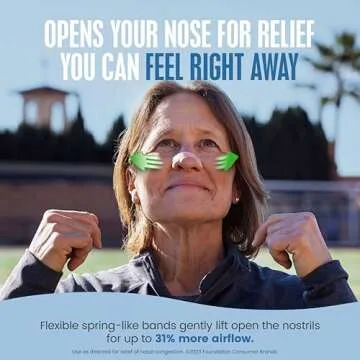 Breathe Right Lavender Nasal Strips for Sleep & Snoring Relief