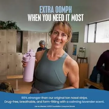 Breathe Right Lavender Nasal Strips for Sleep & Snoring Relief
