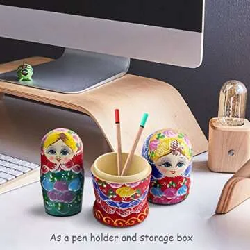 Starxing Russian Nesting Dolls - Handmade Matryoshka Set