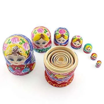 Starxing Russian Nesting Dolls - Handmade Matryoshka Set