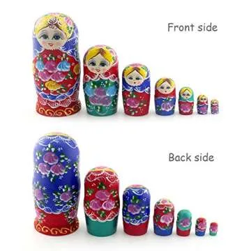 Starxing Russian Nesting Dolls - Handmade Matryoshka Set