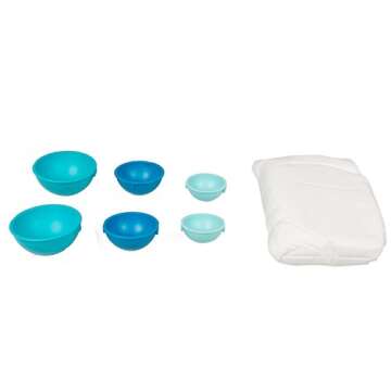 Floof Modeling Clay - Reuseable Indoor Snow - Snowball Maker with 7 Pieces.