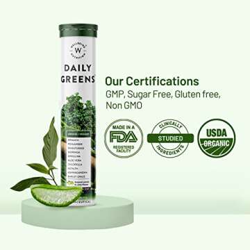 WELLBEING NUTRITION Daily Greens Effervescent Tablets