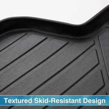 Mixsuper Cargo Liner for Toyota RAV4 All Models 2019-2025, All Weather Trunk Liner Rear Cargo Mat Anti-Slip Durable Black