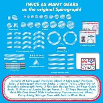 Spirograph Super 50th Anniversary Set for All Ages