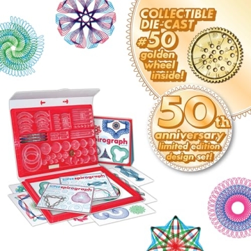 Spirograph Super 50th Anniversary Set for All Ages