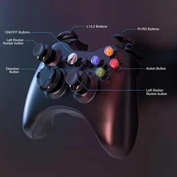 W&O Wireless Controller for Xbox 360 & PC - Ultimate Gaming Experience