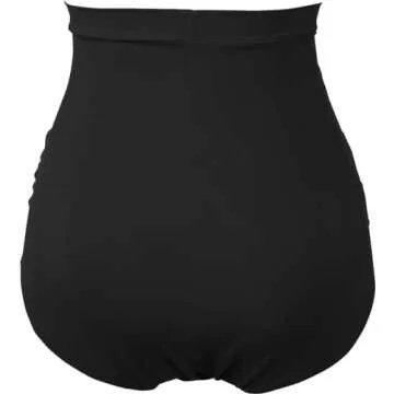 Stylish High Waisted Swim Bottom for Tummy Control