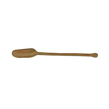 DeKulture Handmade Gold Tea Spoon - Demitasse Scoop, Utensil, Flatware (14x2.5 cm)