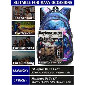 ProEtrade Stylish Backpack with USB Charging for All