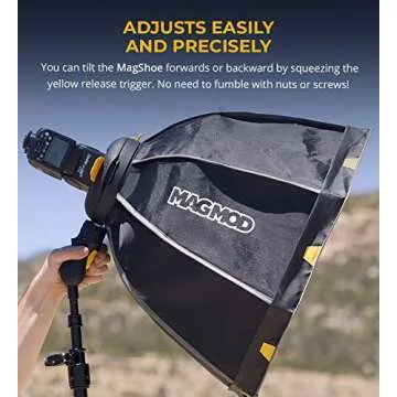 MagMod MagShoe - Universal Cold Shoe Flash Mount for Off Camera Flash, LED Light Panels, Umbrella Modifiers, and GoPro Cameras