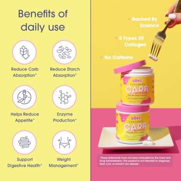 Obvi Guilt Free Carb Blocker for Weight Management & Health