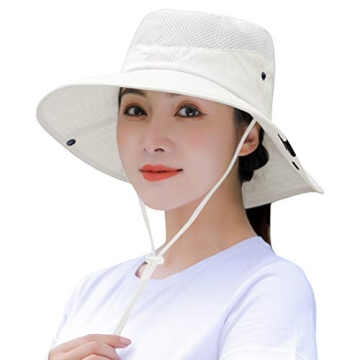 Mukeyo Women's Ponytail Sun Hat - UV Protection & Style