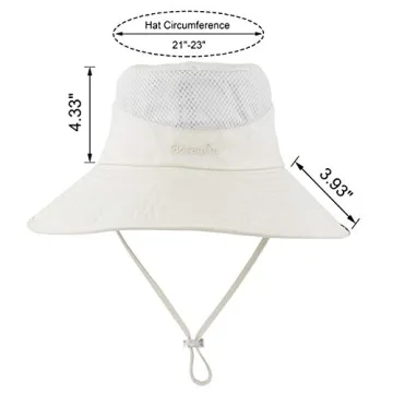 Mukeyo Women's Ponytail Sun Hat - UV Protection & Style
