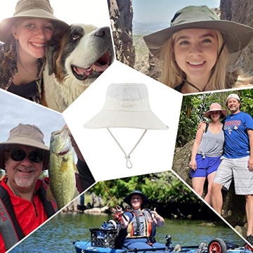 Mukeyo Women's Ponytail Sun Hat - UV Protection & Style