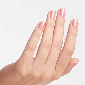 OPI Nail Lacquer Princesses Rule! | Sheer Soft Pink Shimmer Chip Resistant Nail Polish | Vegan, Fast Drying, Streak Free