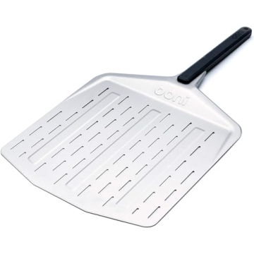 Ooni 14” Perforated Pizza Peel – Metal Pizza Peel 14 Inch, Pizza Spatula Paddle, Lightweight Piz...