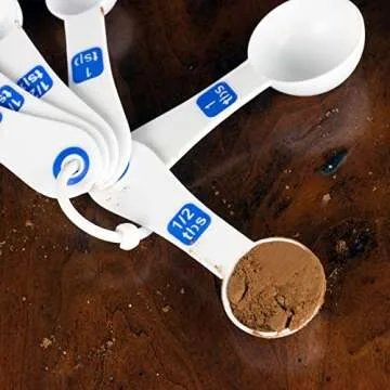 Chef Craft Plastic Measuring Spoon Set - Precise and Durable