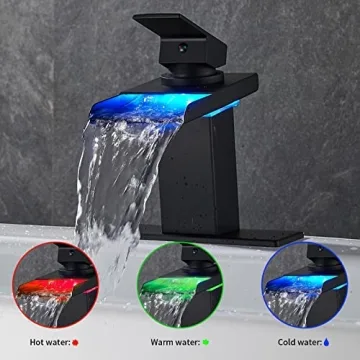 LOOPAN LED Light Faucet for Stylish Bathroom Sinks