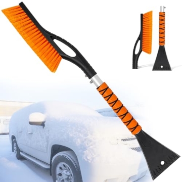 UMUACCAN Car Snow Brush with Ice Scrapers - Winter Essential