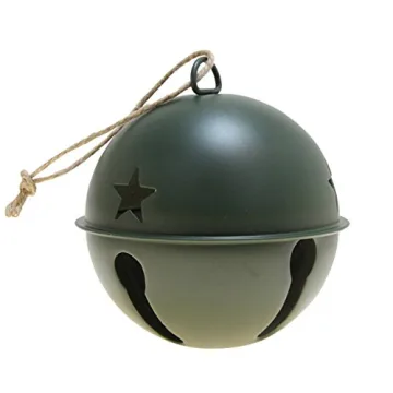 Haute Decor Jingle Bell Ornaments 3.35-inch - 6-Pack