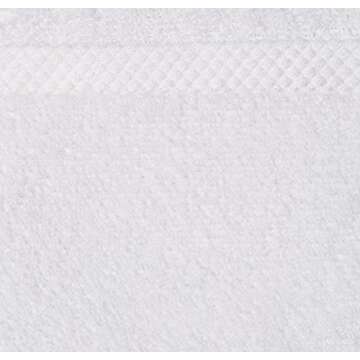 Amazon Basics Cotton Washcloths 12-Pack Quick-Dry