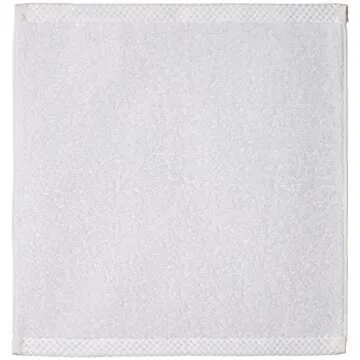 Amazon Basics Cotton Washcloths 12-Pack Quick-Dry