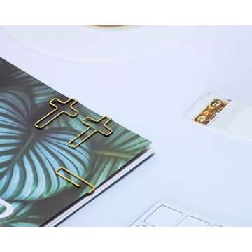 Penta Cross Shape Paper Clips - Perfect for Gifts & School