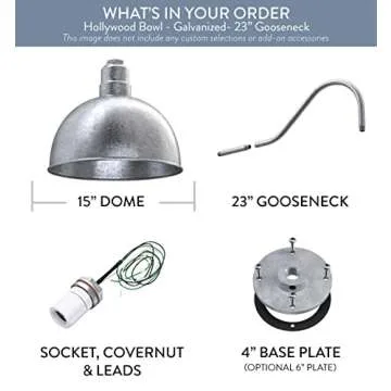 Steel Lighting Co. Hollywood Bowl Light - Durable Outdoor Fixture