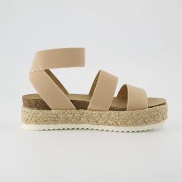CUSHIONAIRE Mandy Cork Espadrille Sandal - Comfort & Style