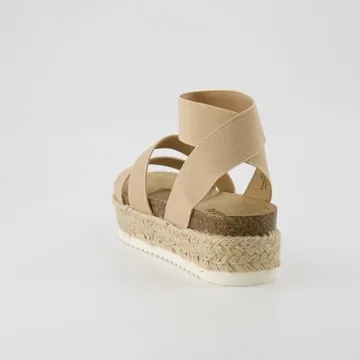 CUSHIONAIRE Mandy Cork Espadrille Sandal - Comfort & Style