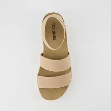 CUSHIONAIRE Mandy Cork Espadrille Sandal - Comfort & Style