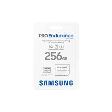 SAMSUNG PRO Endurance 256GB MicroSDXC Memory Card for Cameras