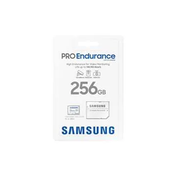 SAMSUNG PRO Endurance 256GB MicroSDXC Memory Card for Cameras