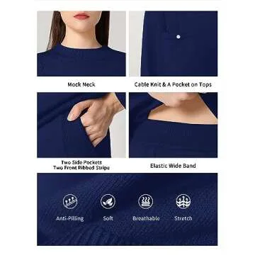 SuperPrity Women's Two Piece Lounge Set - Cozy & Stylish