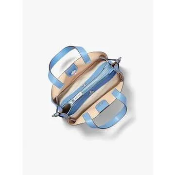 Michael Kors Emilia Small Pebbled Leather Satchel (Sth Pacific)