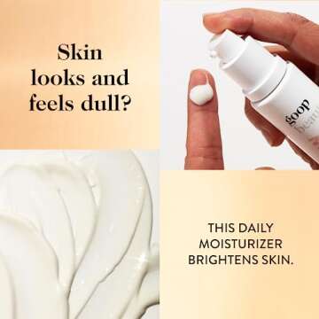 Goop Beauty Glow Lotion 1.7 fl oz | Vitamin C & Kakadu Plum Moisturizer | Citrus Scent | Dewy Skin | Silicone & Paraben Free