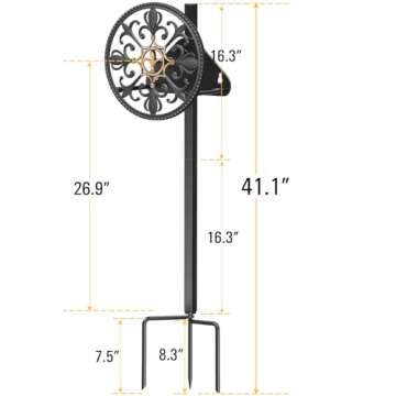 GOFORWILD Garden Hose Holder for Easy Storage and Style