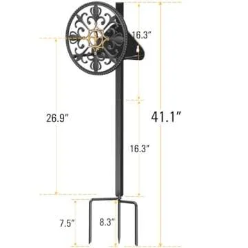 GOFORWILD Garden Hose Holder for Easy Storage and Style