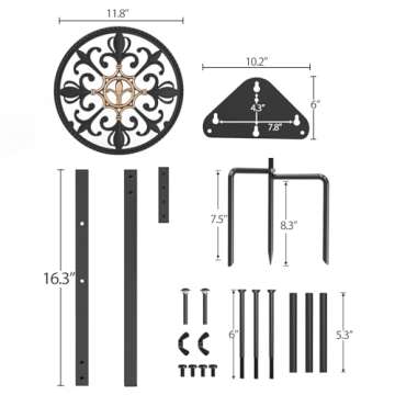 GOFORWILD Garden Hose Holder for Easy Storage and Style