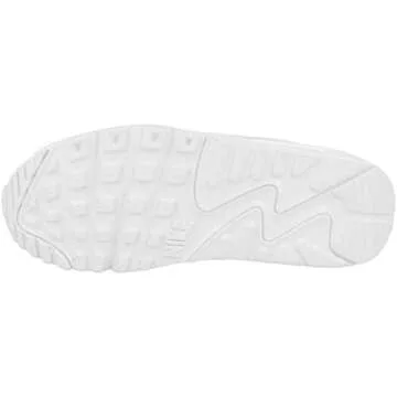 Nike Women Running Shoe, White White White Wolf Grey, 9